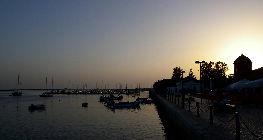 Olhao's harbor